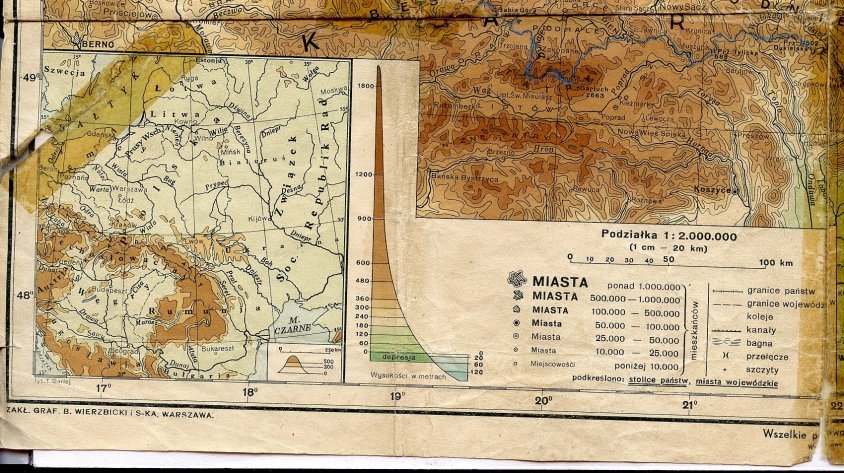 Ciekawa mapa z 1934 roku