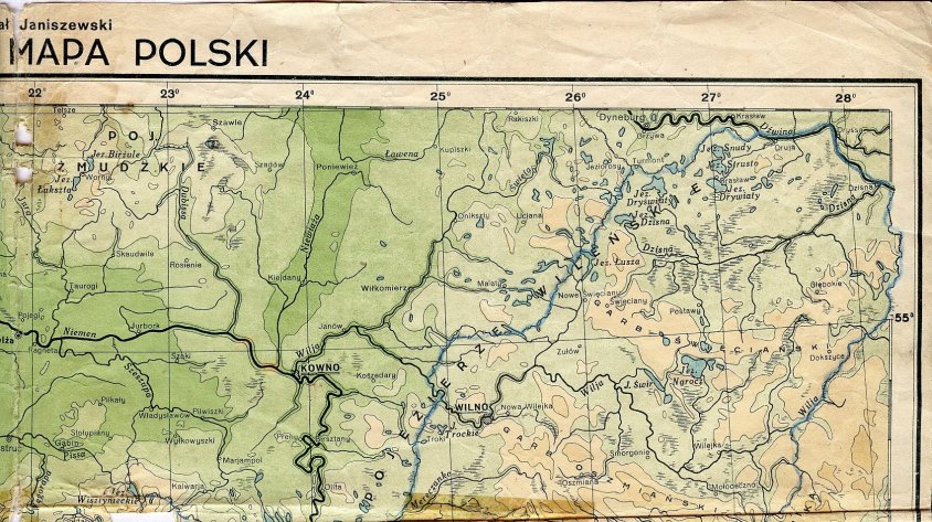 Ciekawa mapa z 1934 roku