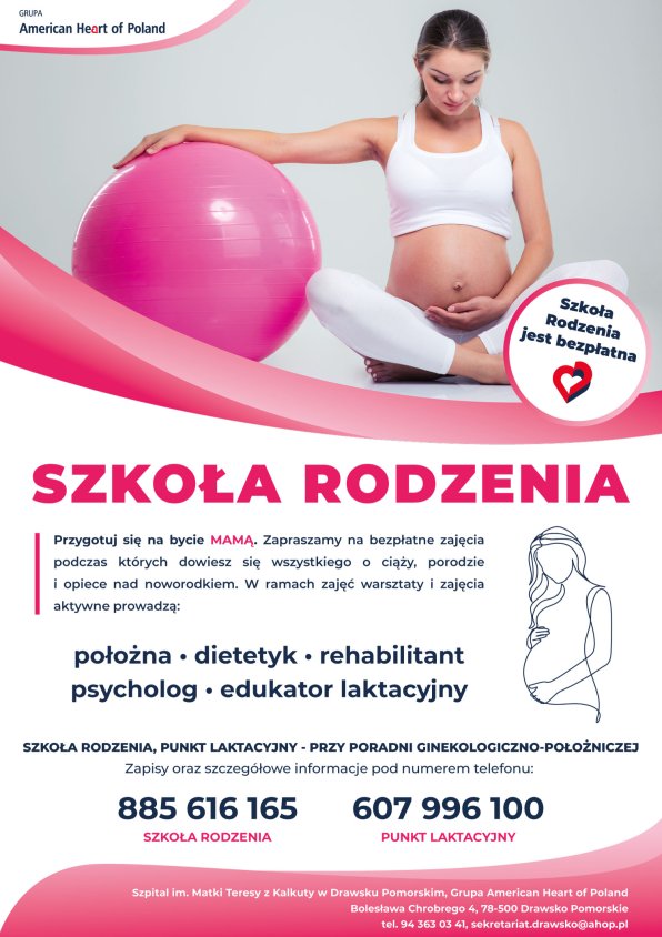 Szkoła rodzenia: Szpital w Drawsku Pomorskim zaprasza przyszłych rodziców na bezpłatne zajęcia