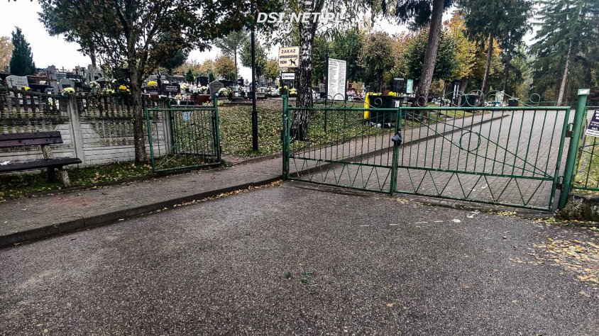Zamknięty cmentarz w Kaliszu Pomorskim