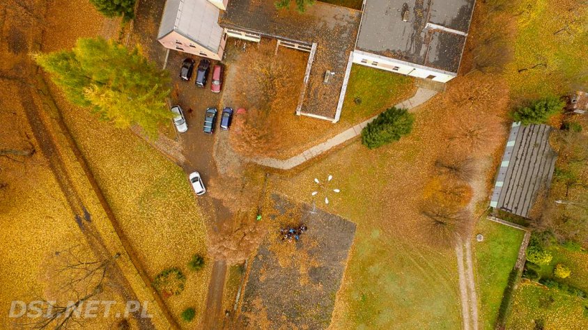 Teren wokół LO w Czaplinku z drona