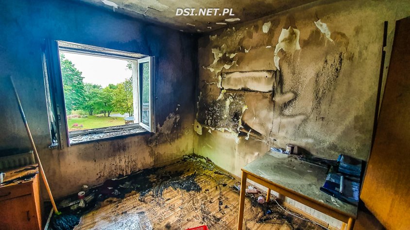 Pożar w ośrodku w Czaplinku postawił na nogi ratowników powiatu drawskiego.
