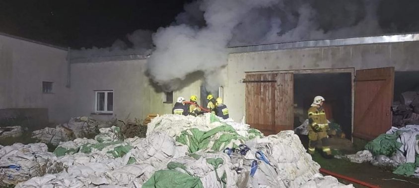 Groźny pożar w Drahimku