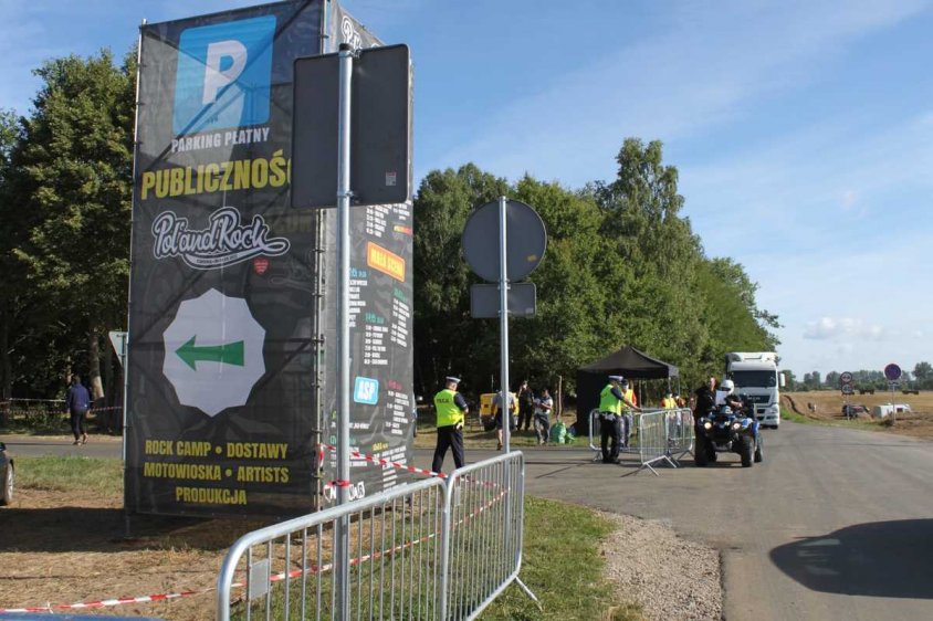 Ruszyło policyjne zabezpieczenie Pol'and'Rock Festival