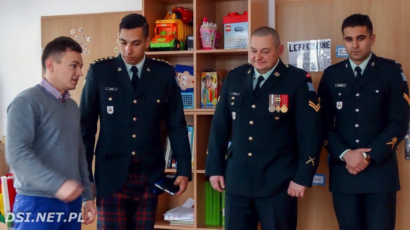 Przedstawiciele Kanadyjskich Sił Zbrojnych z odwiedzinami w OREW w Gudowie