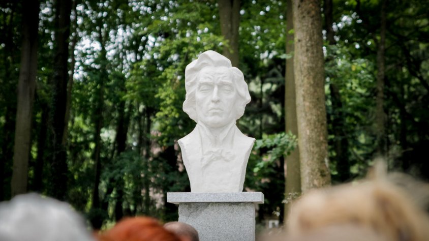 Odsłonięcie popiersia Fryderyka Chopina