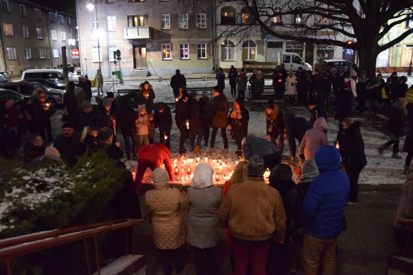 Mieszkańcy Złocieńca pożegnali prezydenta Gdańska