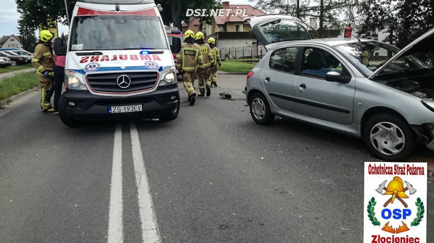 Wypadek na Połczyńskiej w Złocieńcu