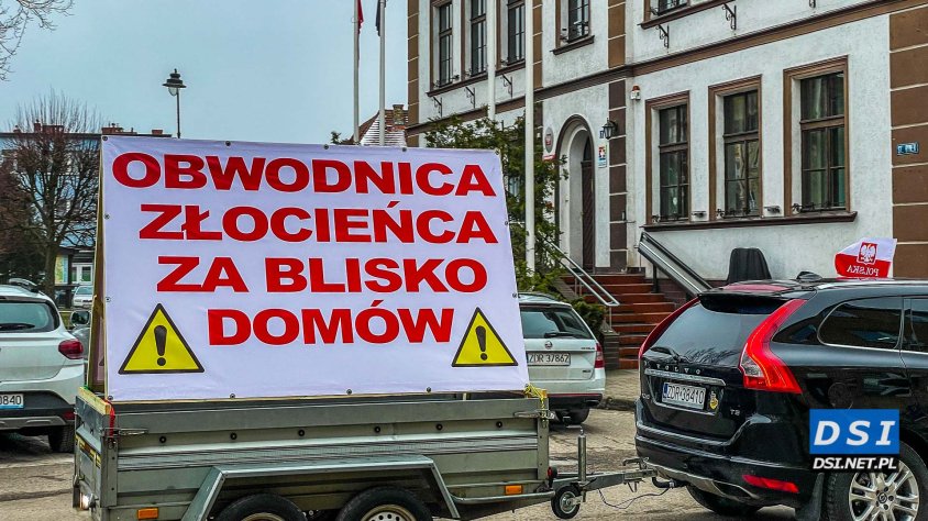 Kolejny protest w Złocieńcu