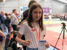 Nadia Hofman na podium. Srebro w Pucharze Europy Ju Jitsu w kaegorii U14