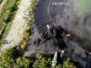 Zobaczcie niesamowite ujęcia katastrofy z drona podczas ostatnich ćwiczeń strażaków 