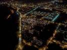 Widok z drona: Błażej prezentuje drawski cmentarz w nocy