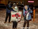 Strajk Kobiet ponownie w Drawsku. Zjawiła się grupa przeciwników strajku