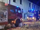 Pożar Hali w Złocieńcu - zdjęcia i video