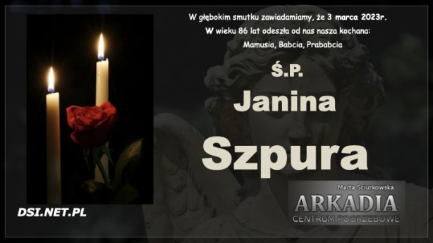 Ś.P. Janina Szpura