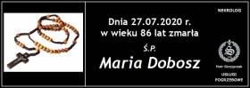 Ś.P. Maria Dobosz