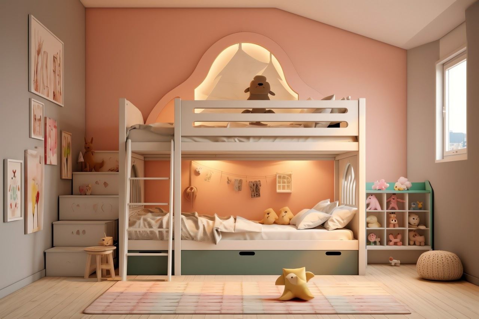 Łóżka piętrowe dla dzieci- idealne rozwiązanie dla małych mieszkań