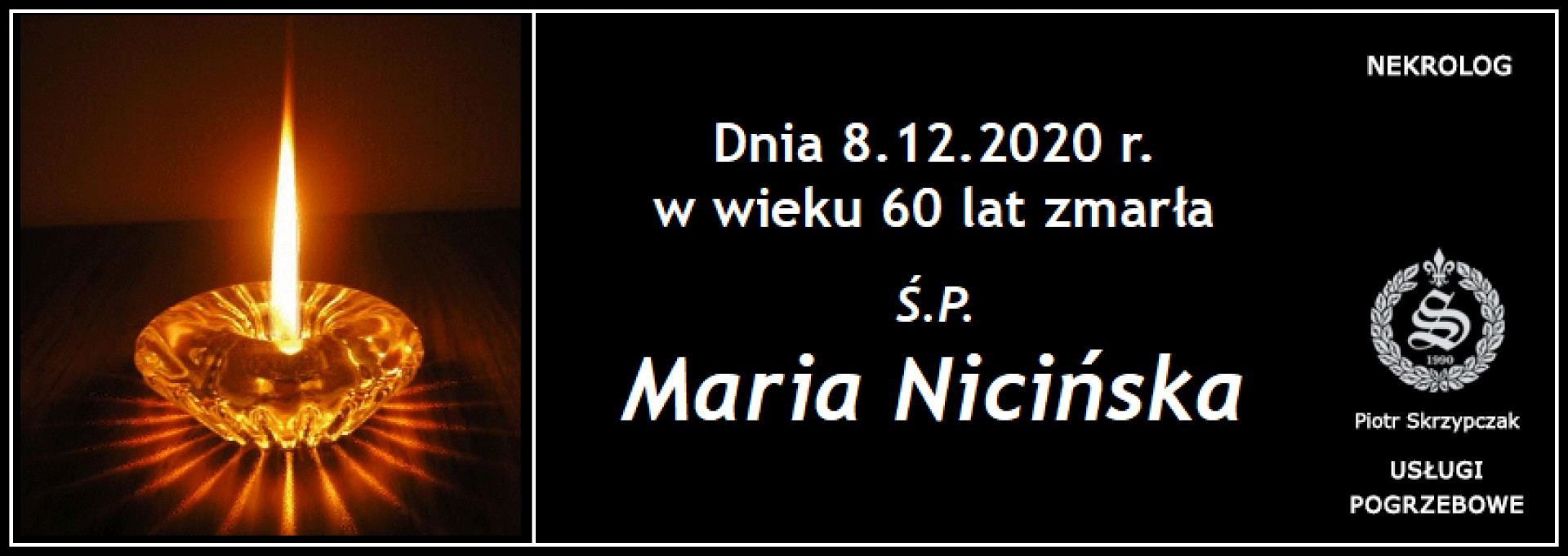 Ś.P. Maria Nicińska