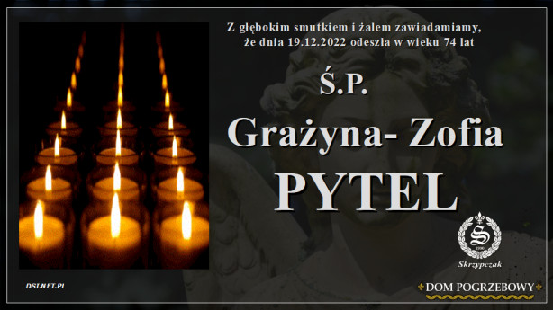 Ś.P. Grażyna - Zofia Pytel