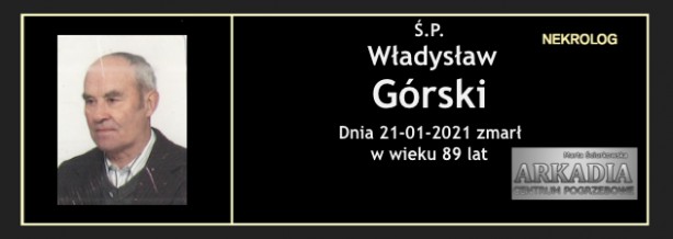 Ś.P. Władysław Górski