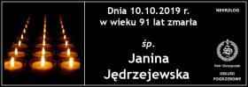 Ś.P. Janina Jędrzejewska