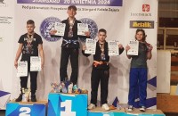 Worek medali drawskich młodych zawodników podczas Pucharu Polski Brazylijskiego Jiu Jitsu