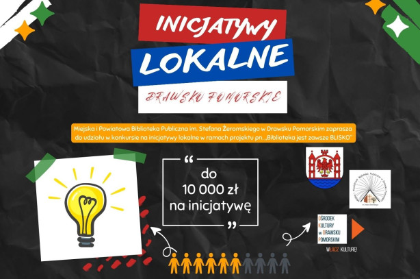 Biblioteka w Drawsku Pomorskim rusza z konkursem na inicjatywy. Można zdobyć aż 10 tys. zł.