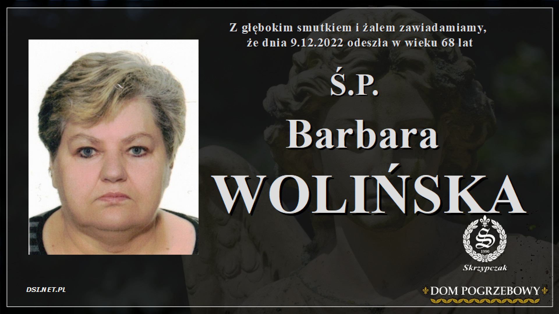 Ś.P. Barbara Wolińska