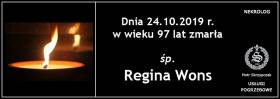 Ś.P. Regina Wons