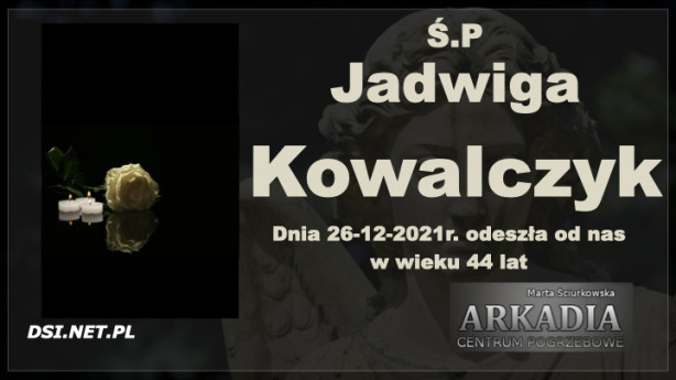 Ś.P. Jadwiga Kowalczyk