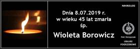 Ś.P. Wioleta Borowicz