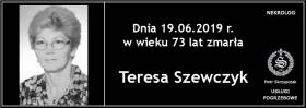 Ś.P. Teresa Szewczyk