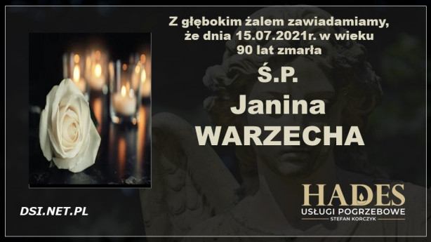 Ś.P. Janina Warzecha