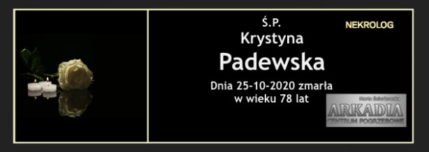 Ś.P. Krystyna Padewska