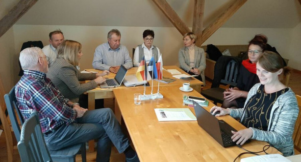 Przedstawiciele Powiatu Drawskiego w Estonii. Spotkanie grup roboczych projektu turystycznego