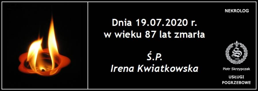 Ś.P. Irena Kwiatkowska
