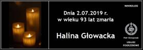 Ś.P. Halina Głowacka