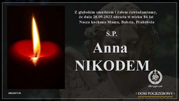 Ś.P. Anna Nikodem