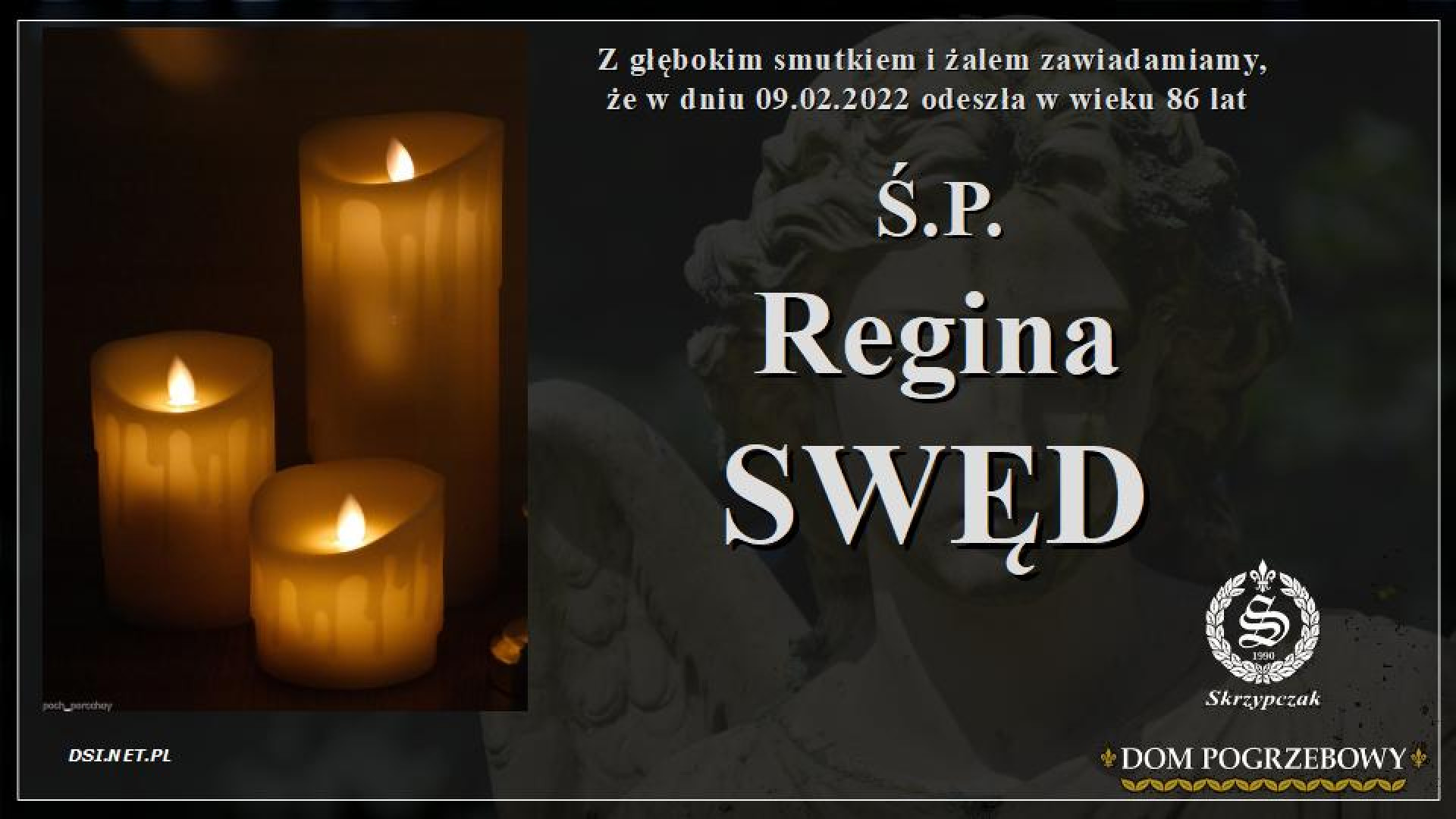 Ś.P. Regina Swęd