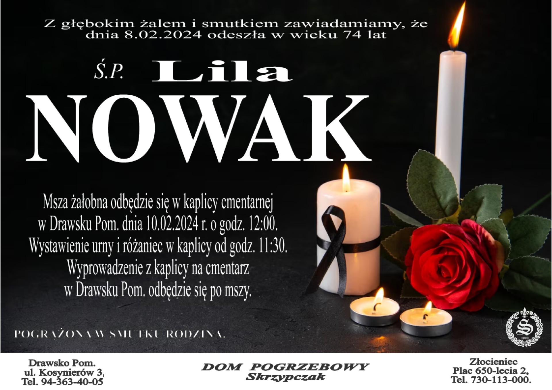 Ś.P. Lila Nowak
