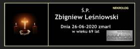 Ś.P. Zbigniew Leśniowski