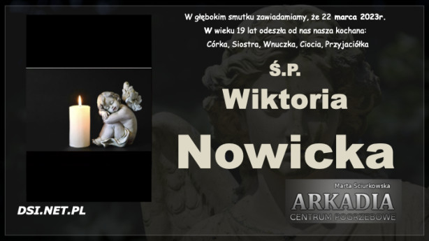 Ś.P. Wiktoria Nowicka