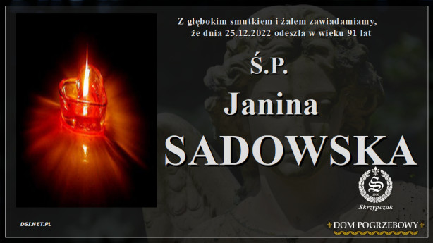 Ś.P. Janina Sadowska