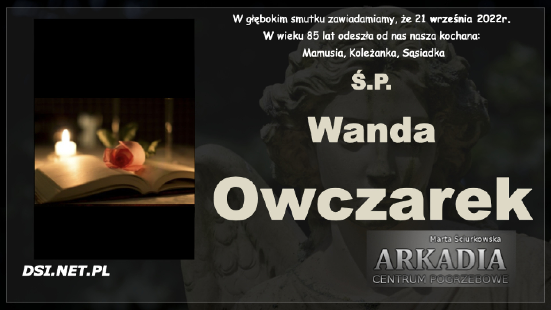 Ś.P. Wanda Owczarek