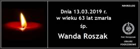 Ś.P. Wanda Roszak