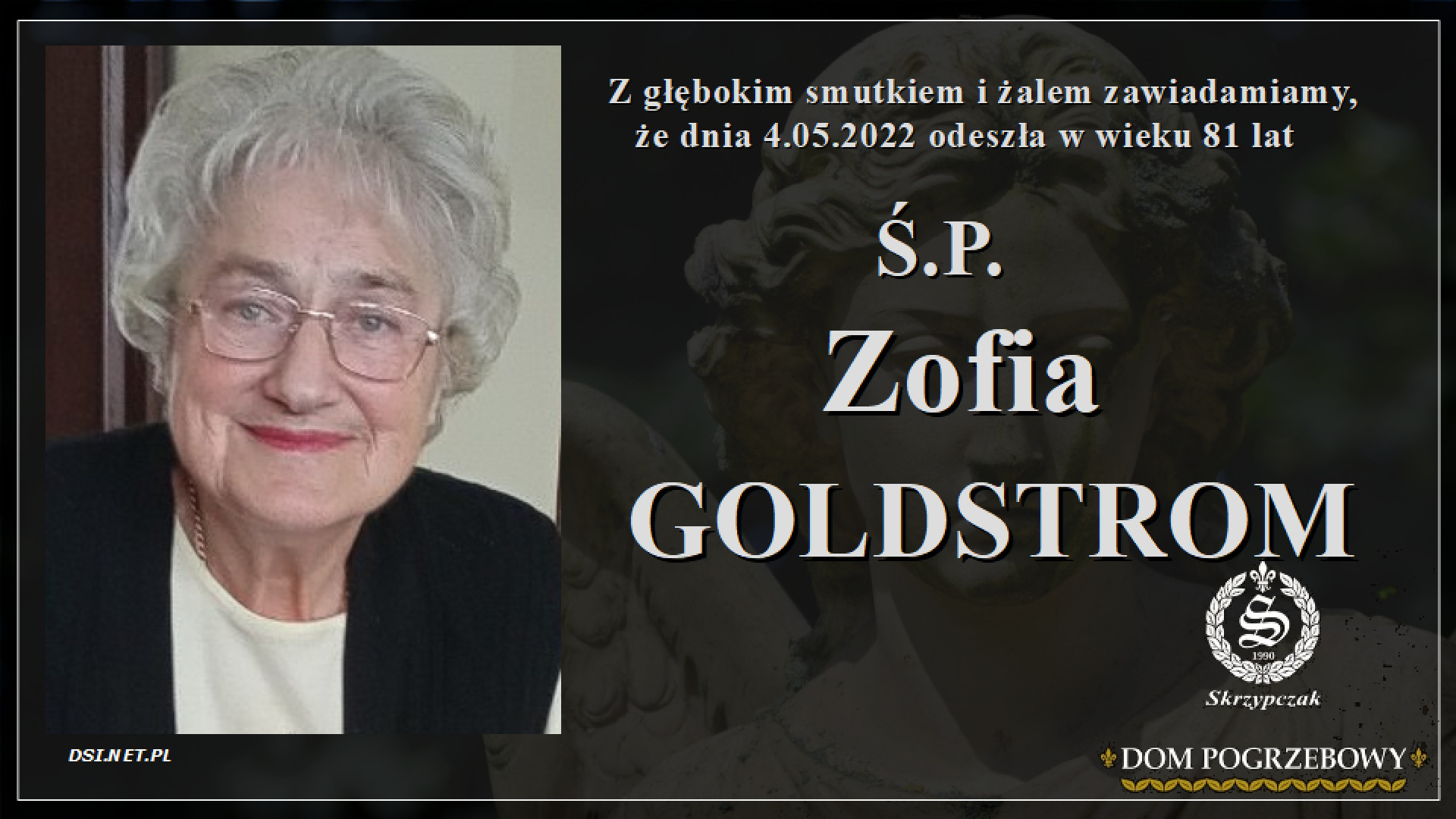 Ś.P. Zofia Goldstrom