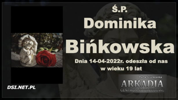 Ś.P. Dominika Bińkowska