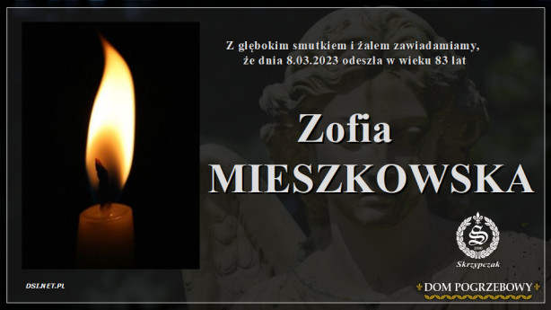 Ś.P. Zofia Mieszkowska