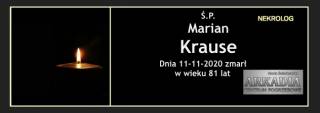 Ś.P. Marian Krause