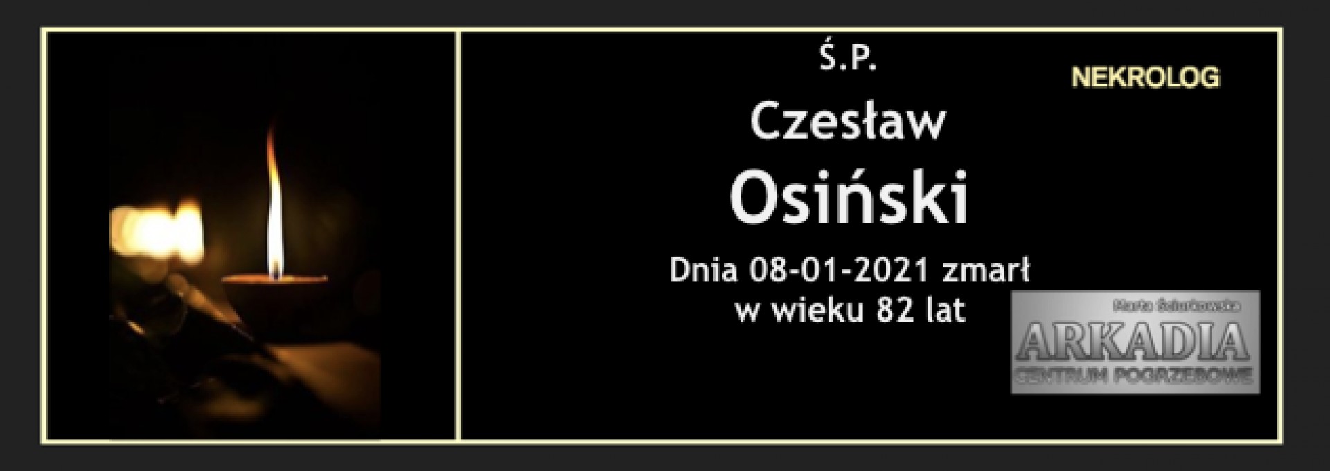 Ś.P. Czesław Osiński